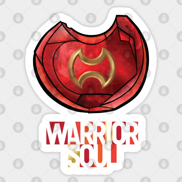 Warrior Soul - FF14 Job Crystal Sticker by SamInJapan